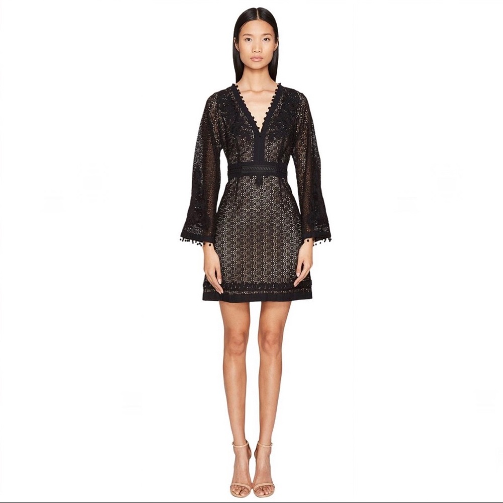 The Kooples lace bell sleeve dress, XXS